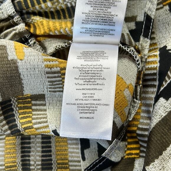 Michael Micheal Kors Patterned peplum blouse, size L - Picture 15 of 15